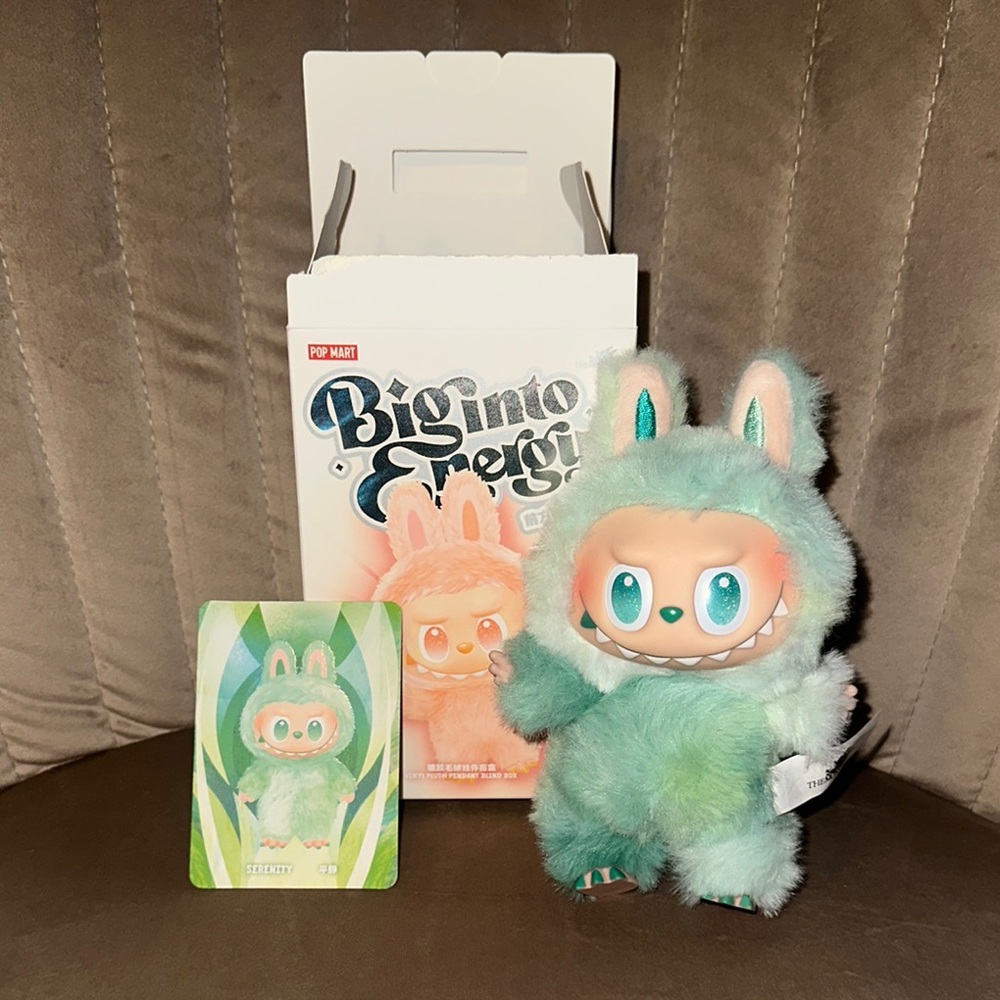 THE MONSTERS Big into Energy Series-Vinyl Plush Pendant: Serenity Labubu